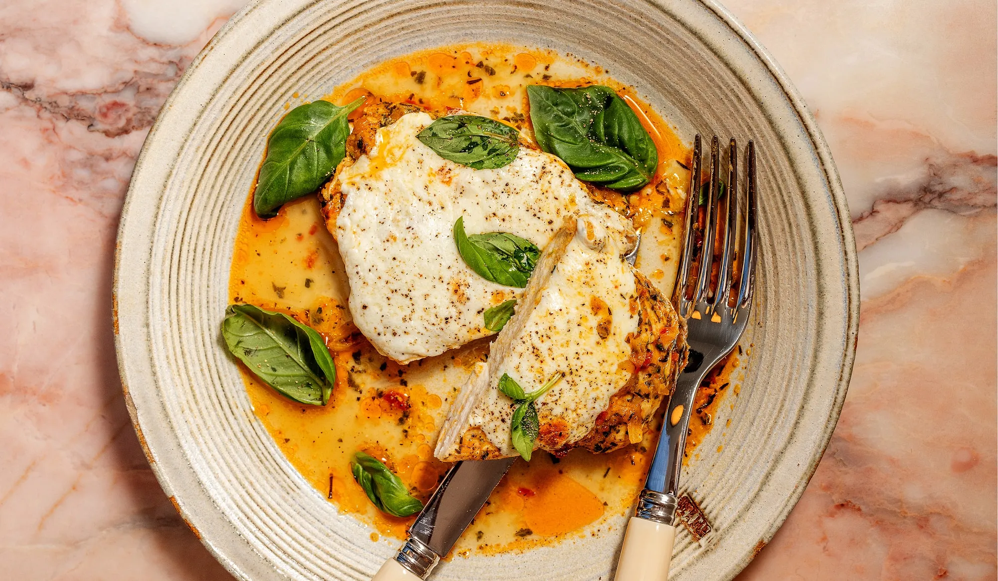 Quick & Spicy Calabrian Chicken with Mozzarella Recipe
